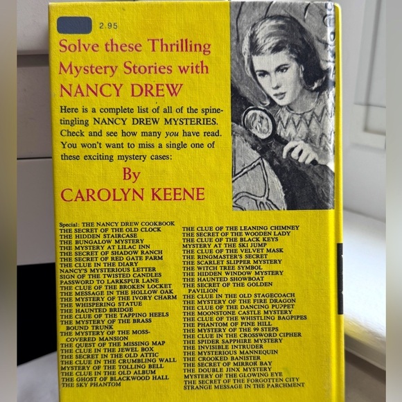 📚 Rare Vintage 1966 Nancy Drew The Mystery of the 99 Steps Hard Cover Book✨ - Picture 13 of 16